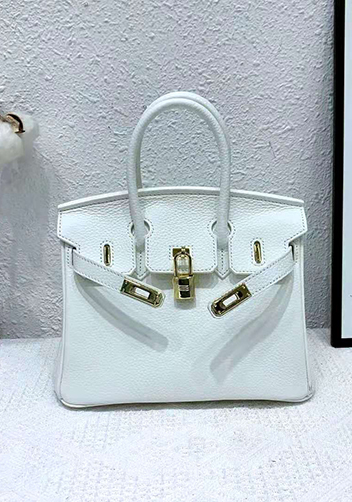 Tiger LyLy Brigitte Bag Leather With Gold Hardware White 12