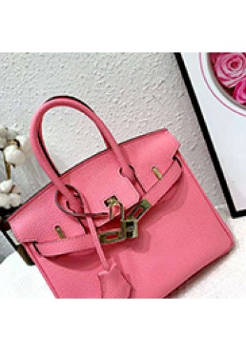 Tiger LyLy Brigitte Bag Leather With Gold Hardware Cherry Pink 12