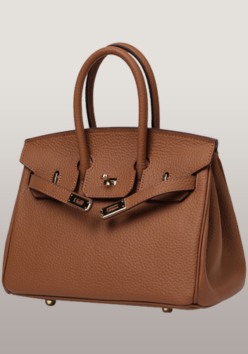 Tiger LyLy Brigitte Small Leather Bag Brown