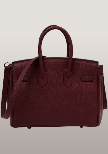 Tiger LyLy Brigitte Small Leather Bag Burgundy