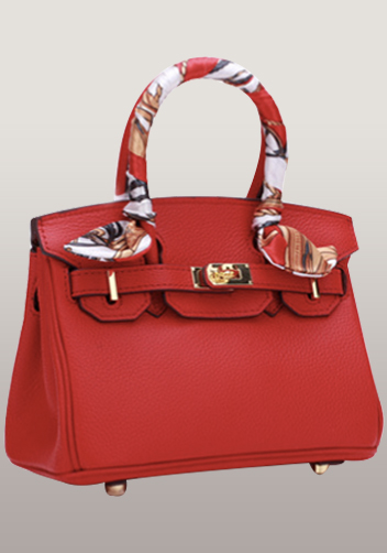 Tiger LyLy Brigitte Small Leather Bag Red