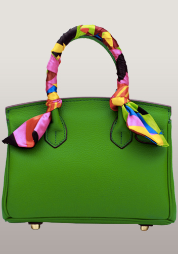 Tiger LyLy Brigitte Small Leather Bag Grass Green