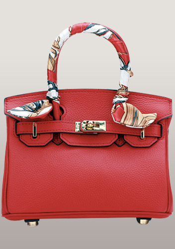 Tiger LyLy Brigitte Small Leather Bag Red