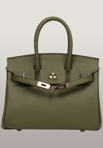 Tiger LyLy Brigitte Small Leather Bag Green