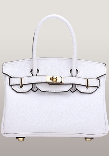 Tiger LyLy Brigitte Small Leather Bag White