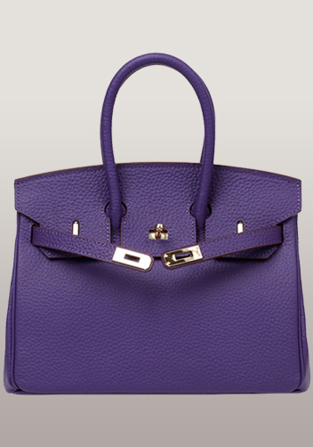 Tiger LyLy Brigitte Small Leather Bag Purple