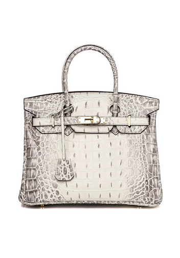 Tiger LyLy Brigitte Bag 3D Croc Leather Cream 12