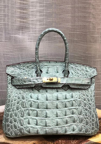 Tiger LyLy Brigitte Bag 3D Croc Leather Green 12