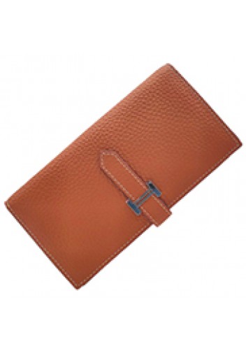 Tiger LyLy Brigitte H Wallet Cowhide Leather Camel