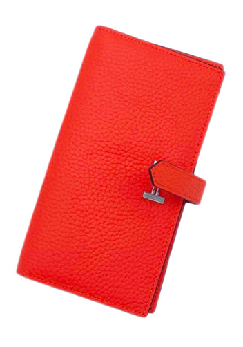Tiger LyLy Brigitte H Wallet Cowhide Leather Red