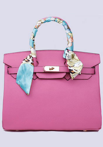 Tiger LyLy Brigitte Bag Leather Hot Pink 14