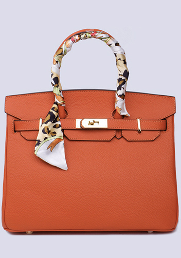 Tiger LyLy Brigitte Bag Leather Orange 14