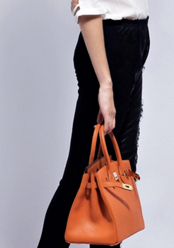 Tiger LyLy Brigitte Bag Leather Orange 14