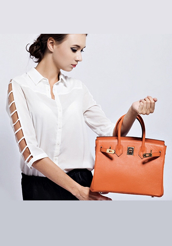 Tiger LyLy Brigitte Bag Leather Orange 14