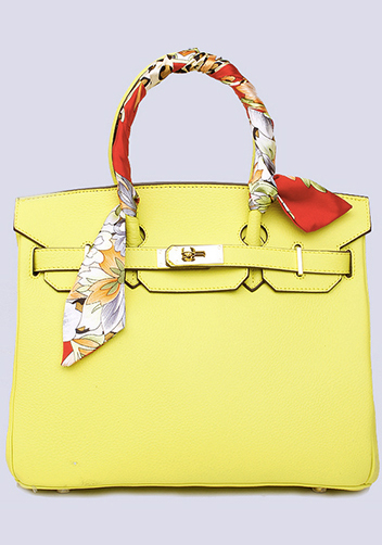 Tiger LyLy Brigitte Bag Leather Yellow 14