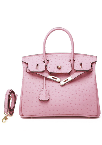 Tiger LyLy Brigitte Bag Ostrich Leather Pink 10