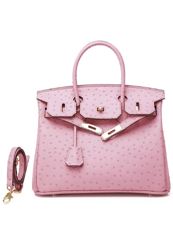 Tiger LyLy Brigitte Bag Ostrich Leather Pink 10