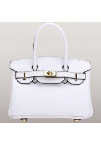 Tiger LyLy Brigitte Small Leather Bag White