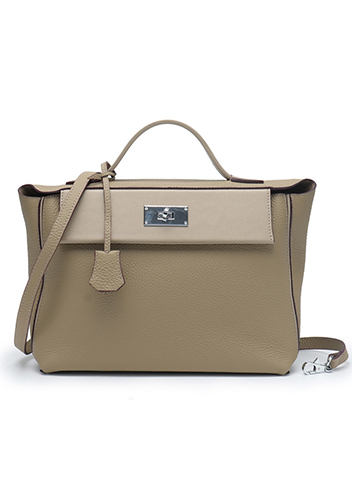 Tiger Lyly Katie Leather Bag Light Grey