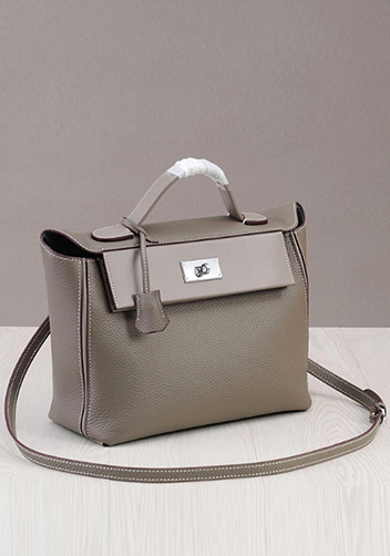 Tiger Lyly Katie Leather Bag Light Grey