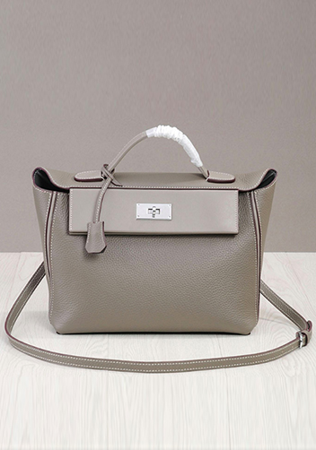 Tiger Lyly Katie Leather Bag Light Grey