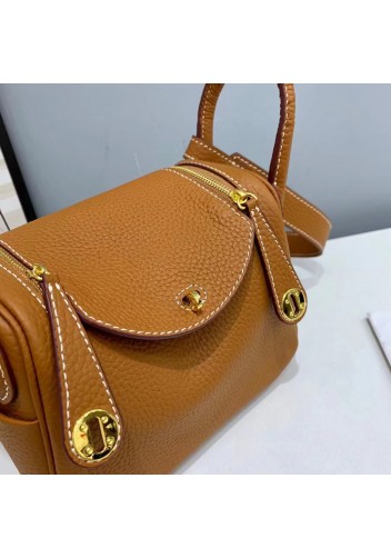 Tiger Lyly Linda Leather Mini Bag Brown