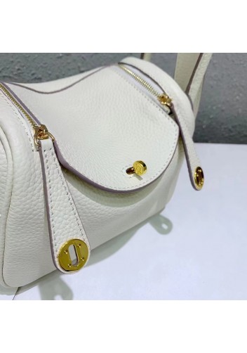 Tiger Lyly Linda Leather Mini Bag Cream