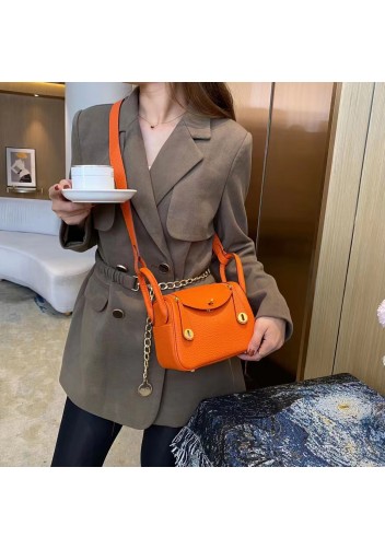 Tiger Lyly Linda Leather Mini Bag Orange