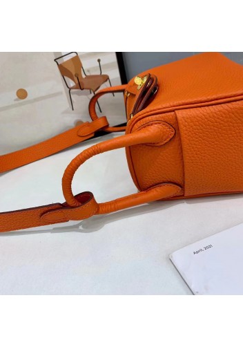 Tiger Lyly Linda Leather Mini Bag Orange