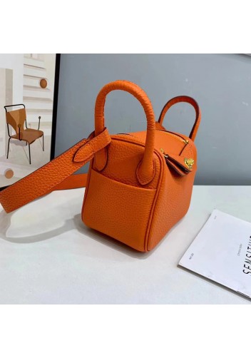 Tiger Lyly Linda Leather Mini Bag Orange