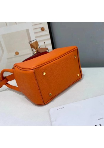 Tiger Lyly Linda Leather Mini Bag Orange