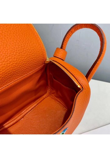 Tiger Lyly Linda Leather Mini Bag Orange