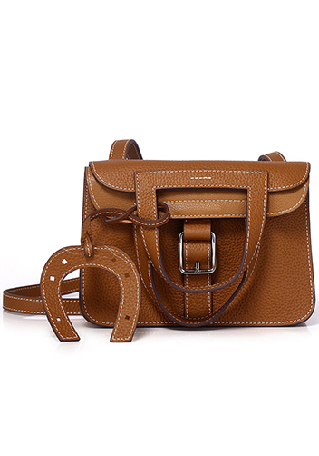 Tiger Lyly Marie Leather Shoulder Bag Brown