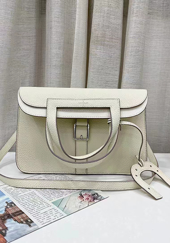 Tiger Lyly Marie Leather Shoulder Bag cream