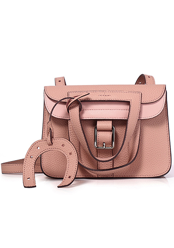 Tiger Lyly Marie Leather Shoulder Bag Pink