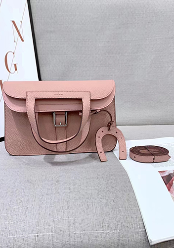 Tiger Lyly Marie Leather Shoulder Bag Pink