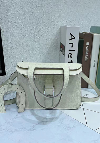 Tiger Lyly Marie Leather Shoulder Small Bag Cream