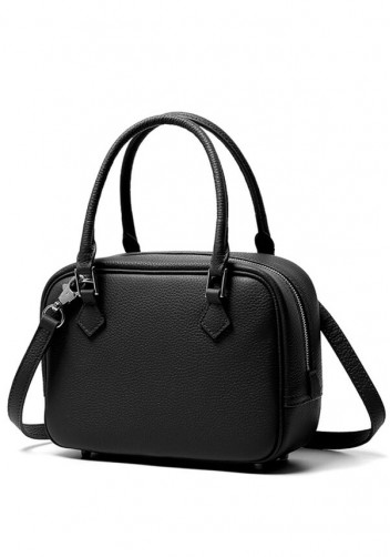 Tiger Lyly Siouxsie Cowhide Leather Bag Black