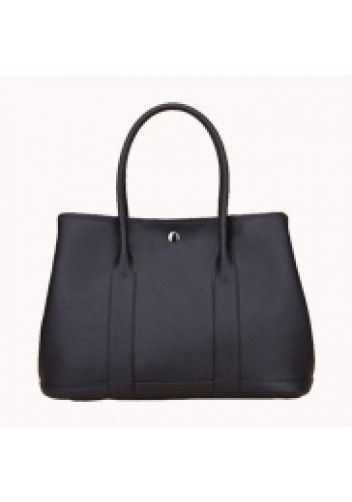 Tiger Lyly Carla Large Tote In Leather Black