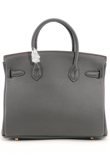 Tiger LyLy Brigitte Small Cowhide Leather Dark Grey Hardware