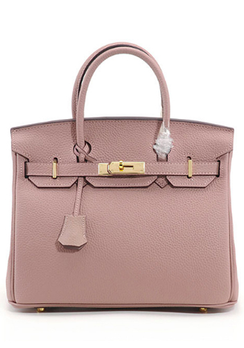 Tiger LyLy Brigitte Large Cowhide Leather Light Pink Gold Hardware