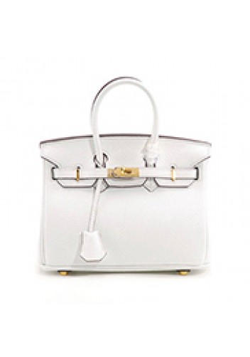 Tiger LyLy Brigitte Small Cowhide Leather White Gold Hardware