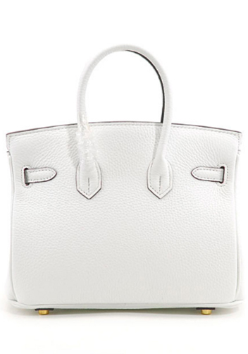 Tiger LyLy Brigitte Large Cowhide Leather White Gold Hardware